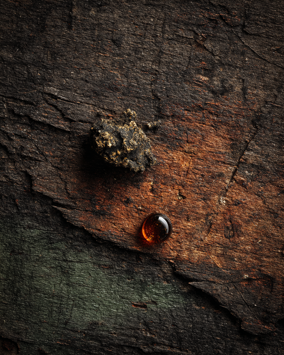 Chaga - dark forest apothecary setting
