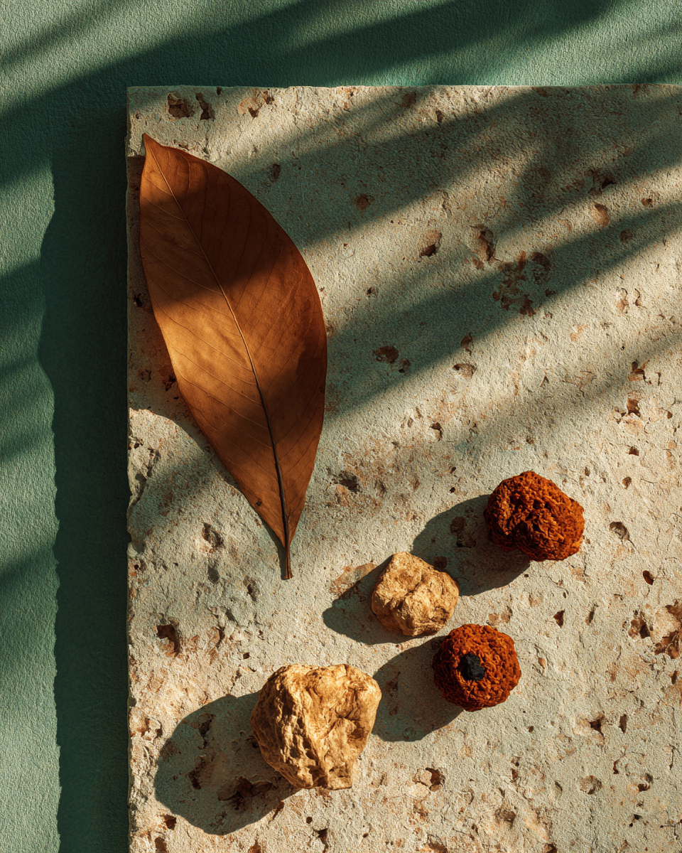 Cordyceps - apothecary preparation at dawn