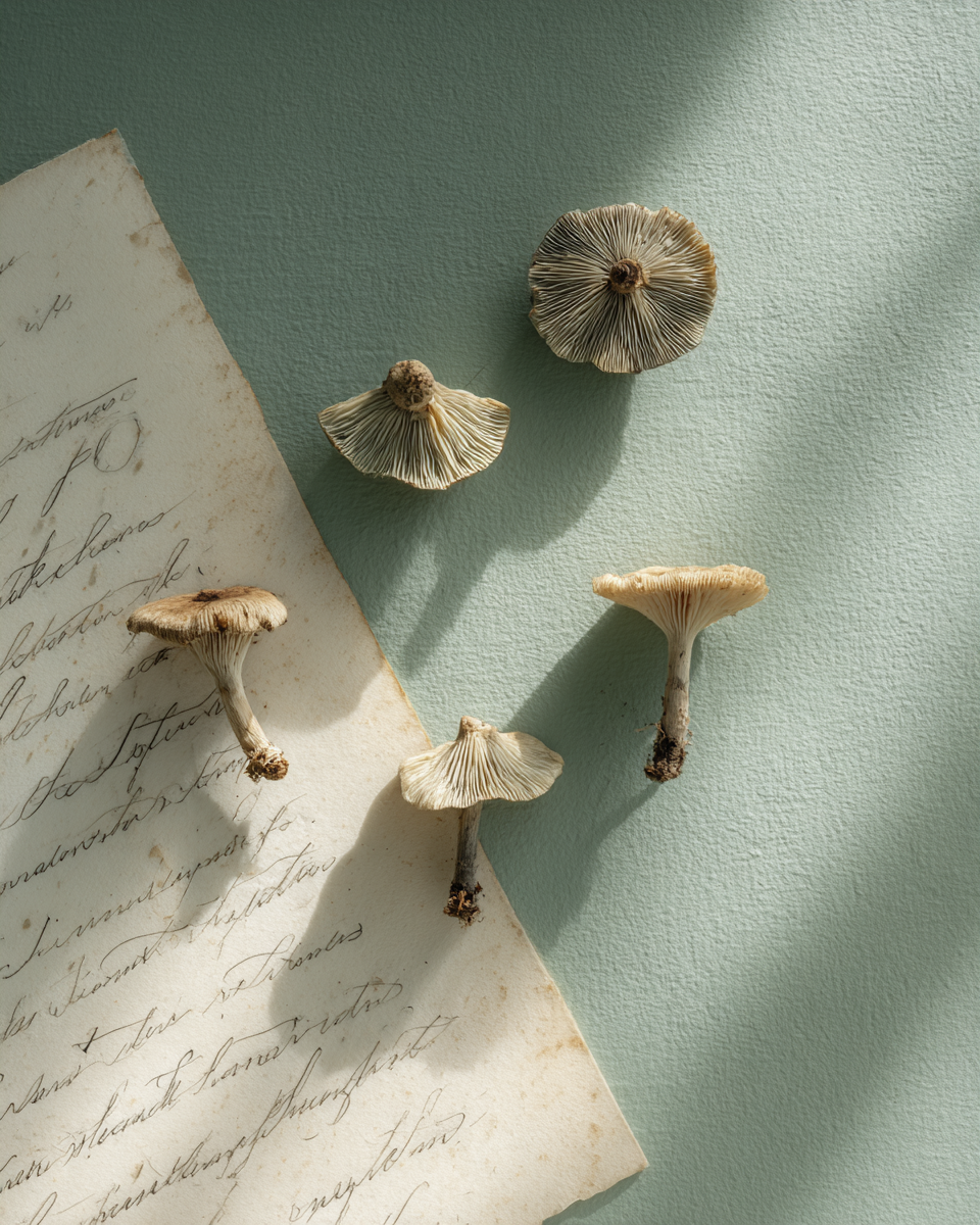 Mushroom Mix - apothecary specimen study